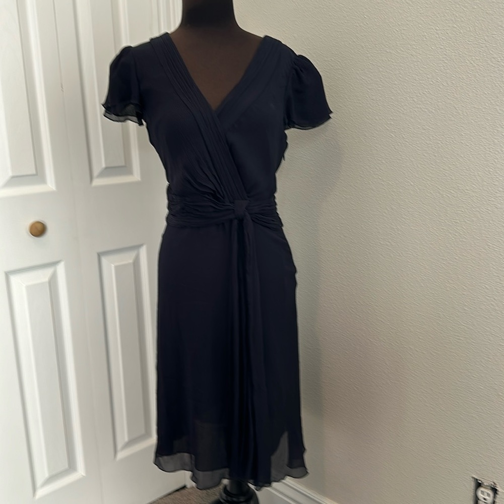Tory Burch Navy Silk Dress